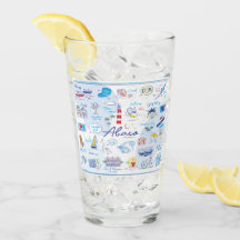 Copa de vidrio Oz "El ABC de Hope Town"