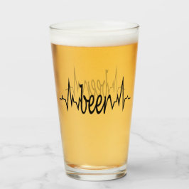 Copa de vidrio para amantes de la cerveza