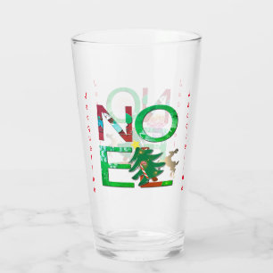 Copa de Vidrio para Navidades Noel