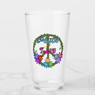 Copa de Vidrio - Paz y Amor