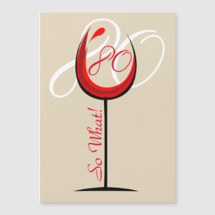 Copa de Vino Tinto Motivacional Moderna Cumpleaños