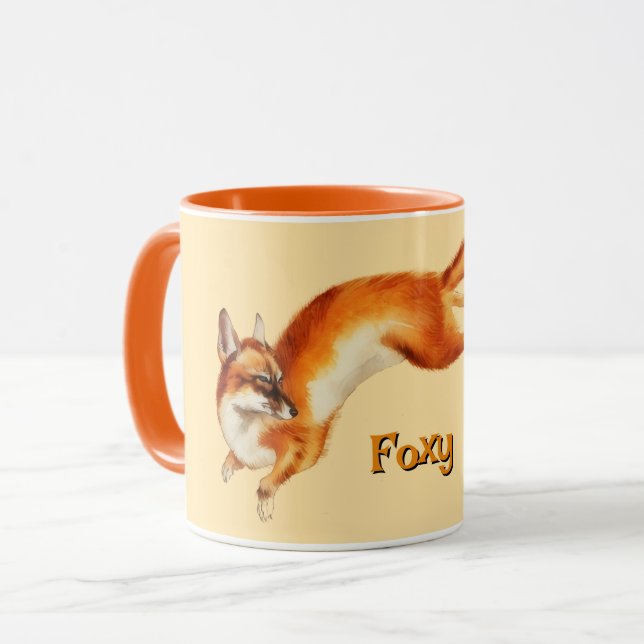 Copa Fox Art Foxy Mug (Anverso izquierdo)