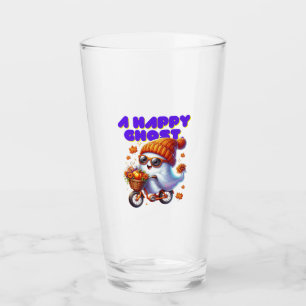 Copa Halloween Boo Ghost Milk Tea Glass