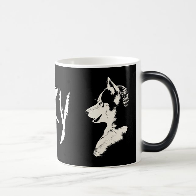 Copa Husky Mug de café Guay Copa Husky Siberian (Derecha)