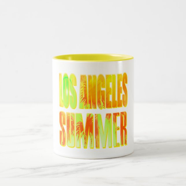Copa "Los Angeles Summer Letter Yellow Naranja" (Centro)