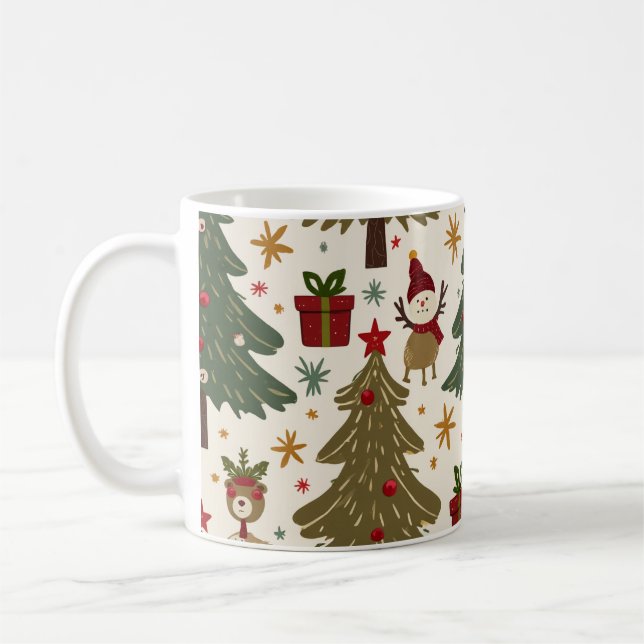 Copa Mug de Árbol de Navidad (Izquierda)