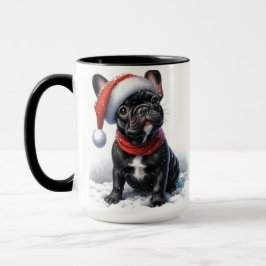 Copa Mug de Navidades de Bulldog de Francia