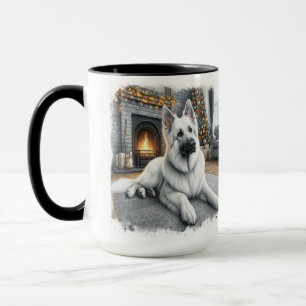 Copa Mug de Navidades de Shepard de Alemania Blanc