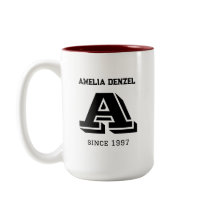 Copa Mug de nombre de capital en colección de taza
