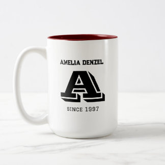 Copa Mug de nombre de capital en colección de taza
