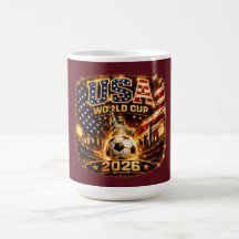 Copa Mundial de la USA 2026 Arte de Fútbol Vintage