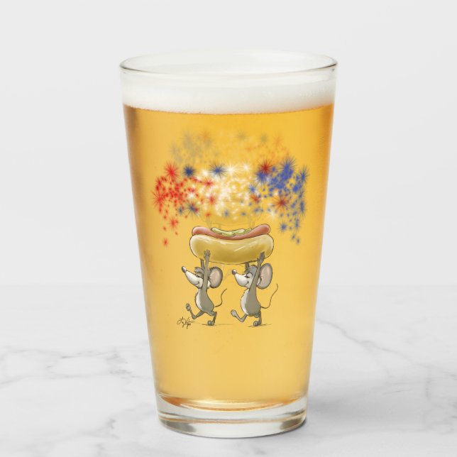 Copa Nocturno de Glass Mic and Mac, 4 de julio (Anverso (lleno))