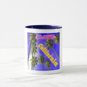 Copa "Palm Sky: me encanta California 1"