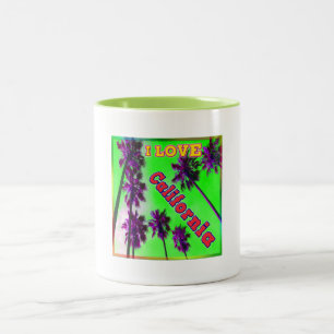 Copa "Palm Sky: me encanta California 2"