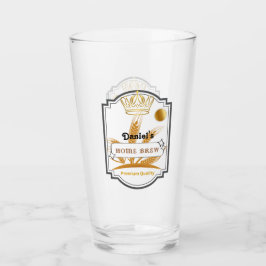 Copa personalizada de vidrio de cerveza