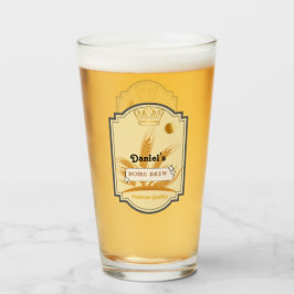 Copa personalizada de vidrio de cerveza