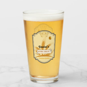 Copa personalizada de vidrio de cerveza