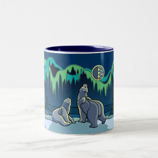 Copa Polar de Oso Tribal Oso Arte Mugs Cups de oso