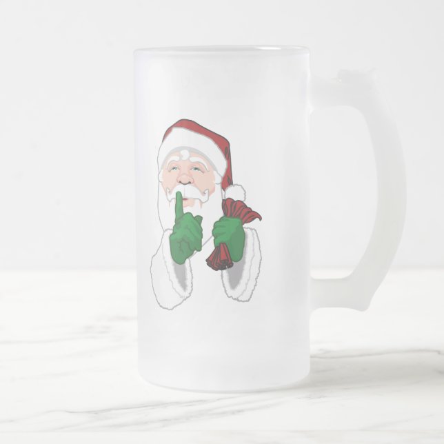 Copa Santa Beer Mug Navidades Festividades Santa G (Derecha)
