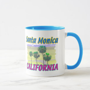Copa Santa Mónica de California Palm & Beach Mug