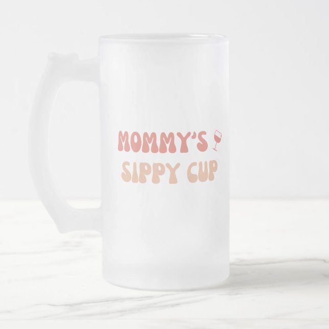 Copa Sippy de mamá - Graciosa taza de cerveza para (Izquierda)