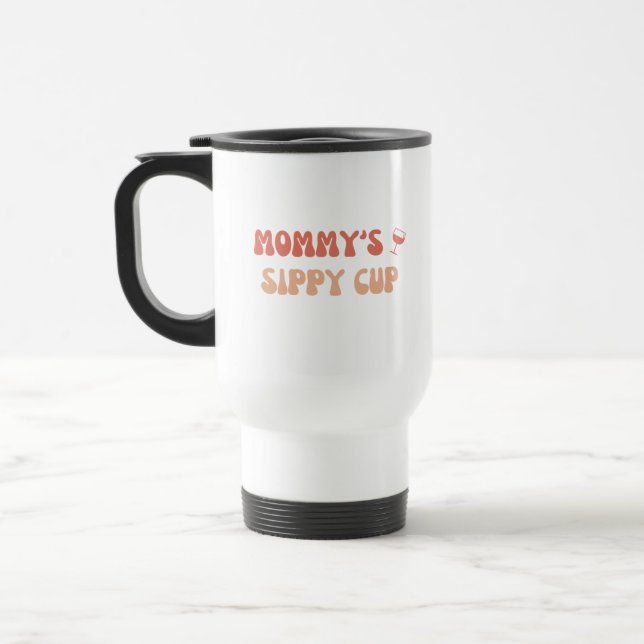Copa Sippy de mamá - Gracioso tazón de viaje (Izquierda)
