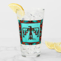 Copa Tribal Thunderbird Glass