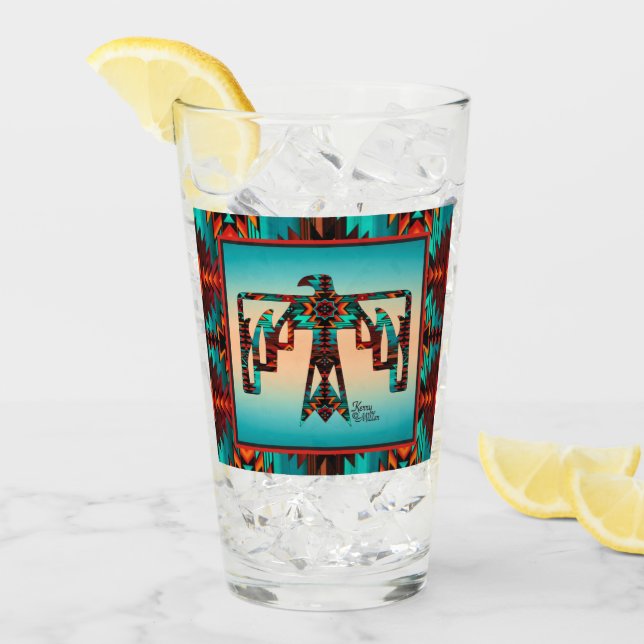 Copa Tribal Thunderbird Glass (Anverso (hielo))