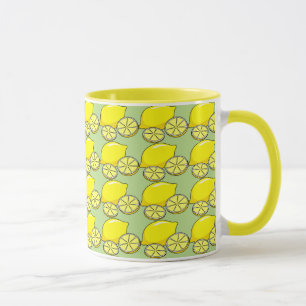 Copa Verde de Café Lemon y Lime