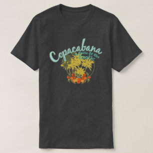 Copacabana masculina   Retro   Camiseta de época