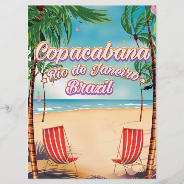 Copacabana, playa de Río de Janeiro (Anverso)