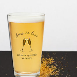 Copas de Champagne Brindis por Amor