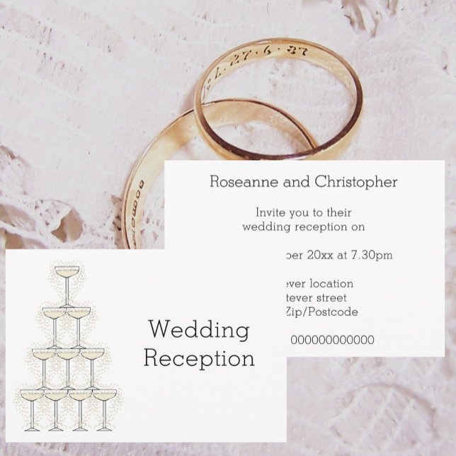 Copas de champán Recepción de boda (Subido por el creador)