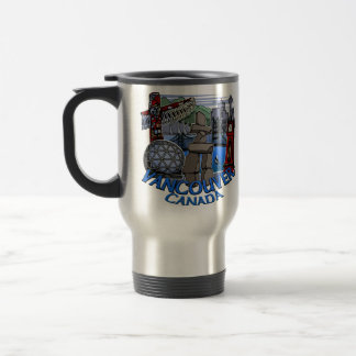 Copas de recuerdo de tazas de tazas de viajes de V
