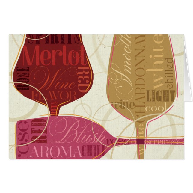 Copas de vino coloridas (Anverso (Horizontal))