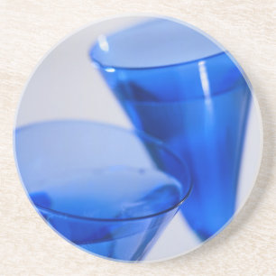 Copas de vino contemporáneas posavasos de arenisca