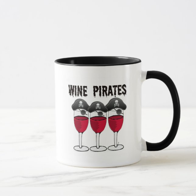 COPAS DE VINO DE LOS PIRATAS DEL VINO E IMPRESIÓN (Derecha)