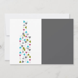 Copas de vino en forma de botella