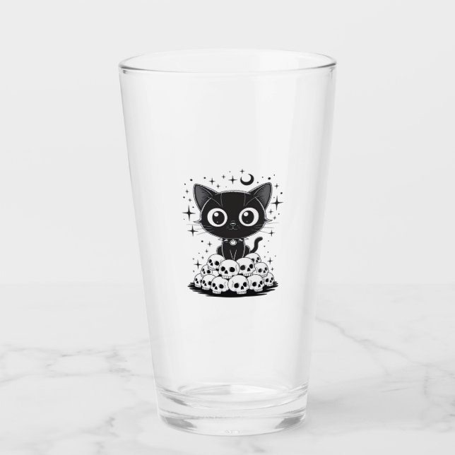 Copia de Cráneos de Gatos Simpático Gótico Negro d (Anverso)