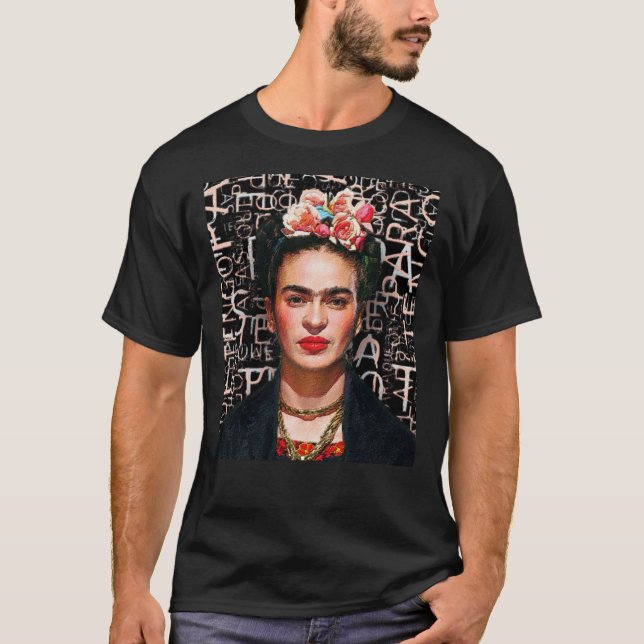 Copia de la camiseta esencial de Frida Kahlo (Anverso)