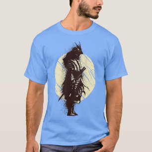 Copia de la camiseta trasera de un guerrero de Gua