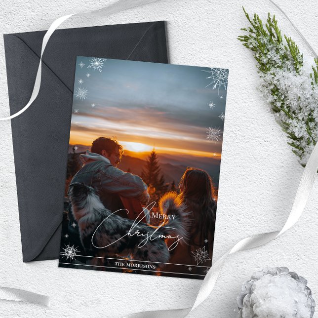 Copia de Navidad personalizada con copos de nieve  (Subido por el creador)