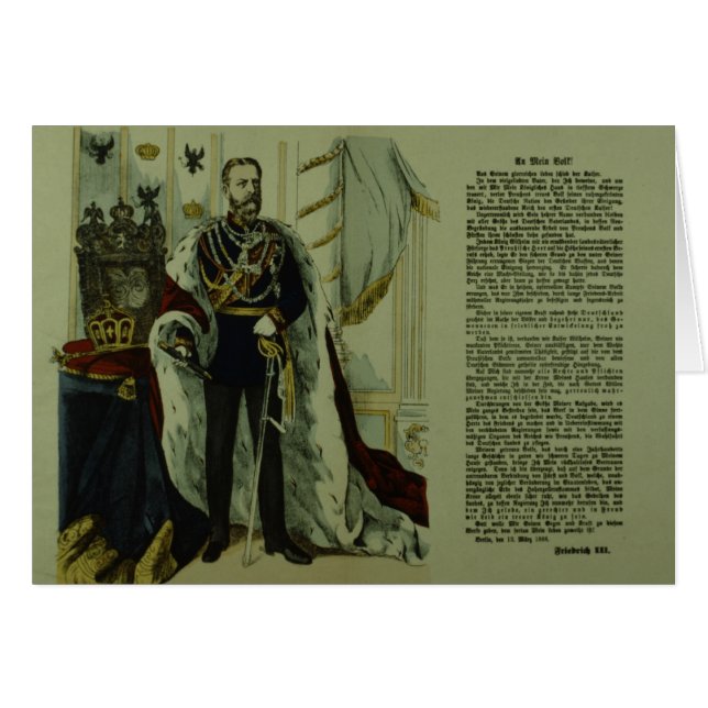Copia de una declaración de Frederick III (Anverso (Horizontal))