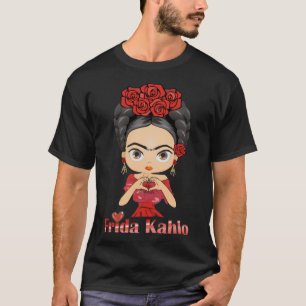 Copia esencial de camiseta de Frida Kahlo Heart