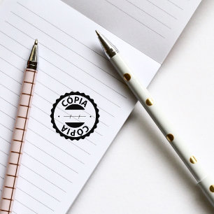 Cópia, sello de goma portuguesa