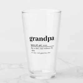 Copo de cerveza de definición de abuelo