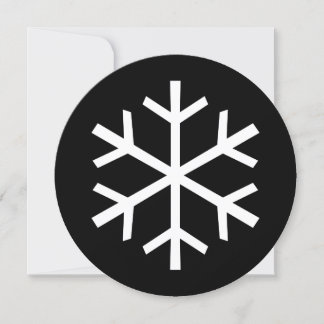 Copo de nieve blanco | Invitación a la celebración