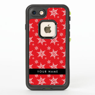 Copo de nieve blancos, Rojo, Tu nombre, Personaliz