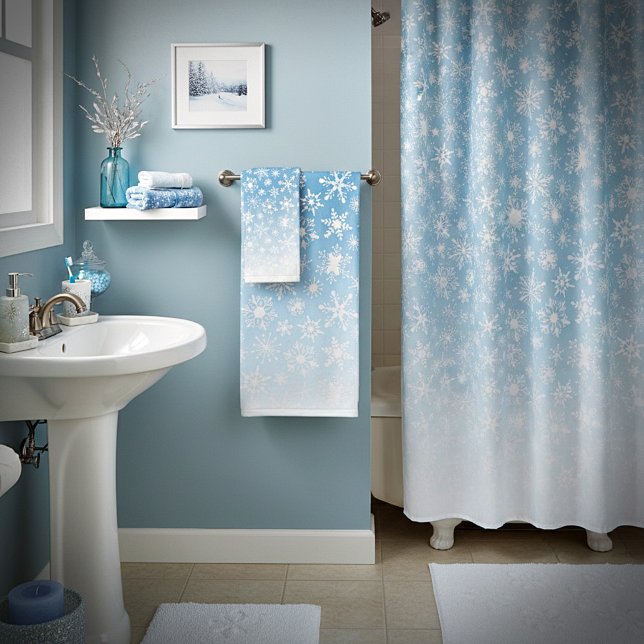 Copo de nieve con gradiente azul (Subido por el creador)