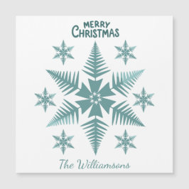 Copo de nieve editable de Navidad / Vacaciones